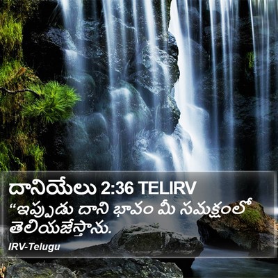 దానియేలు 2:36 TELIRV Bible Verse Image