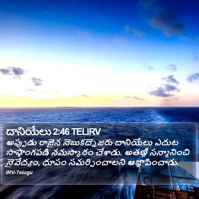 దానియేలు 2:46 TELIRV Bible Verse Image