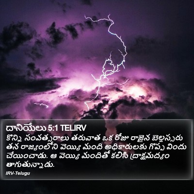 దానియేలు 5:1 TELIRV Bible Verse Image