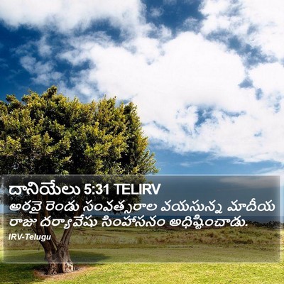 దానియేలు 5:31 TELIRV Bible Verse Image