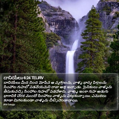 దానియేలు 6:24 TELIRV Bible Verse Image