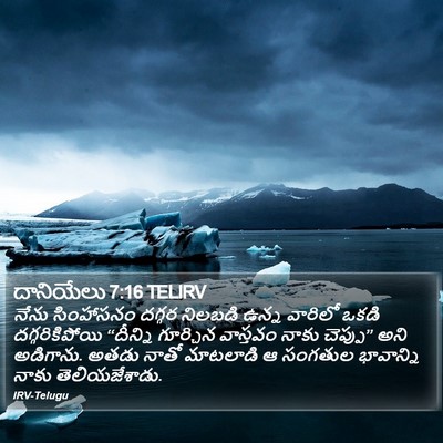 దానియేలు 7:16 TELIRV Bible Verse Image