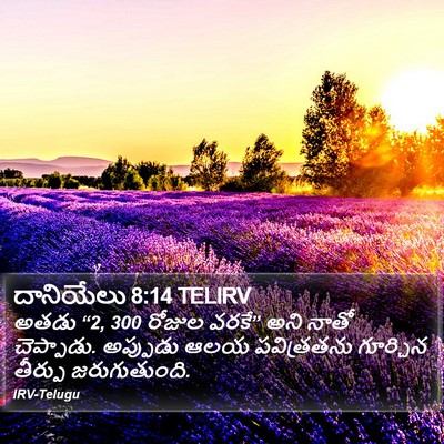 దానియేలు 8:14 TELIRV Bible Verse Image