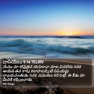 దానియేలు 9:14 TELIRV Bible Verse Image