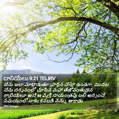దానియేలు 9:21 TELIRV Bible Verse Image