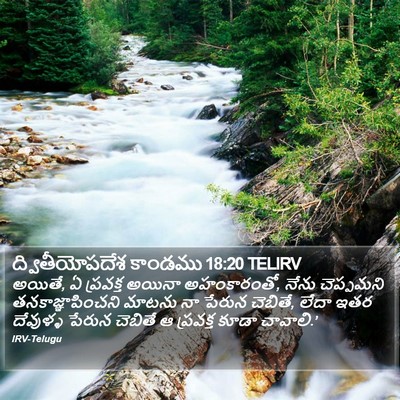 ద్వితీయోపదేశ కాండము 18:20 TELIRV Bible Verse Image