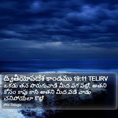 ద్వితీయోపదేశ కాండము 19:11 TELIRV Bible Verse Image
