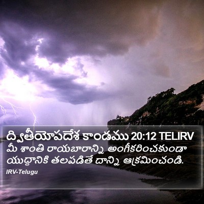 ద్వితీయోపదేశ కాండము 20:12 TELIRV Bible Verse Image