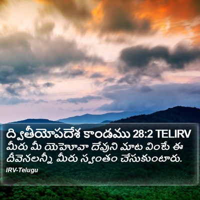 ద్వితీయోపదేశ కాండము 28:2 TELIRV Bible Verse Image