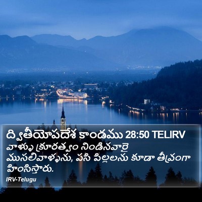 ద్వితీయోపదేశ కాండము 28:50 TELIRV Bible Verse Image