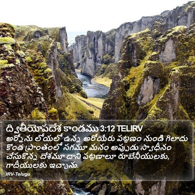 ద్వితీయోపదేశ కాండము 3:12 TELIRV Bible Verse Image