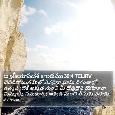 ద్వితీయోపదేశ కాండము 30:4 TELIRV Bible Verse Image