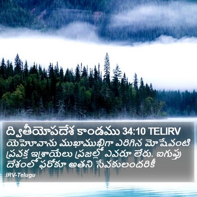 ద్వితీయోపదేశ కాండము 34:10 TELIRV Bible Verse Image