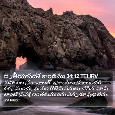 ద్వితీయోపదేశ కాండము 34:12 TELIRV Bible Verse Image