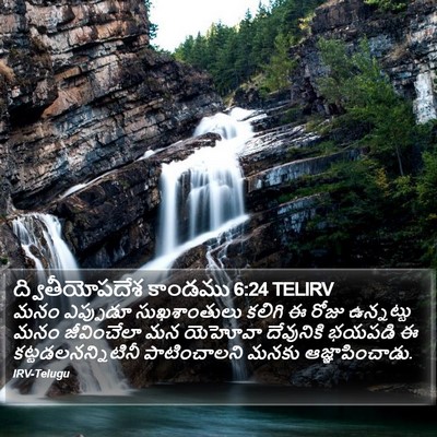 ద్వితీయోపదేశ కాండము 6:24 TELIRV Bible Verse Image