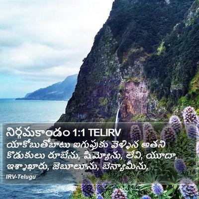 నిర్గమకాండం 1:1 TELIRV Bible Verse Image