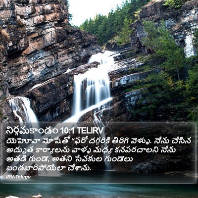నిర్గమకాండం 10:1 TELIRV Bible Verse Image