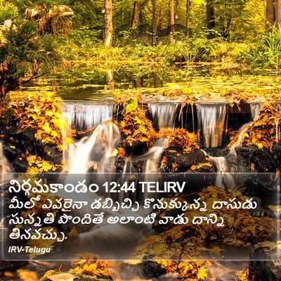 నిర్గమకాండం 12:44 TELIRV Bible Verse Image