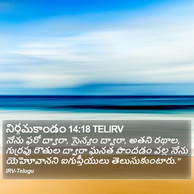 నిర్గమకాండం 14:18 TELIRV Bible Verse Image
