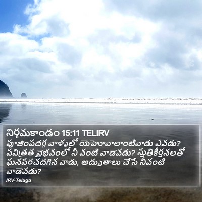 నిర్గమకాండం 15:11 TELIRV Bible Verse Image