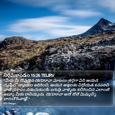 నిర్గమకాండం 15:26 TELIRV Bible Verse Image