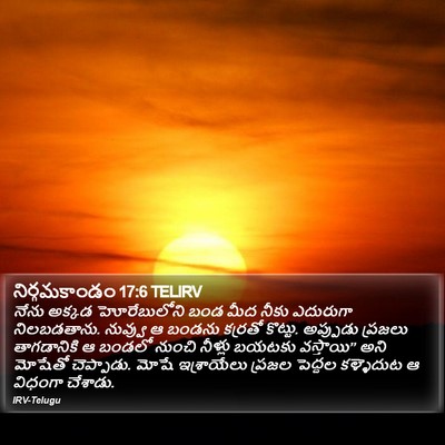 నిర్గమకాండం 17:6 TELIRV Bible Verse Image