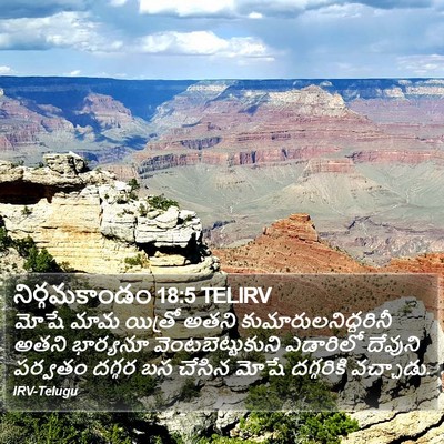 నిర్గమకాండం 18:5 TELIRV Bible Verse Image