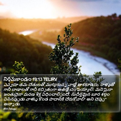 నిర్గమకాండం 19:13 TELIRV Bible Verse Image