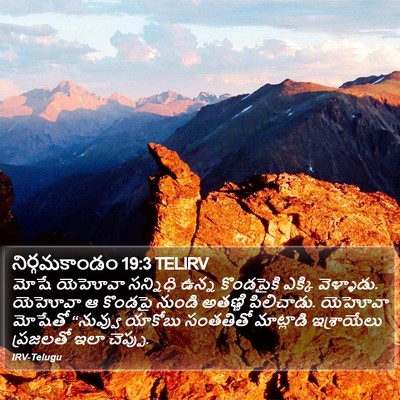 నిర్గమకాండం 19:3 TELIRV Bible Verse Image