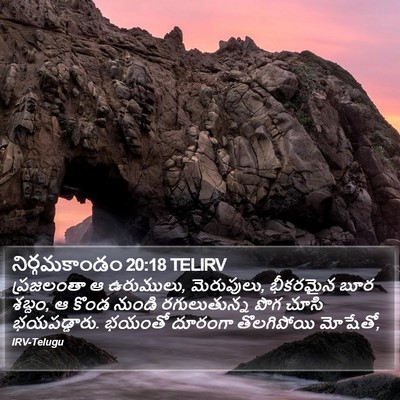 నిర్గమకాండం 20:18 TELIRV Bible Verse Image