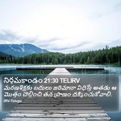 నిర్గమకాండం 21:30 TELIRV Bible Verse Image