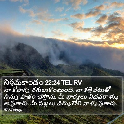 నిర్గమకాండం 22:24 TELIRV Bible Verse Image