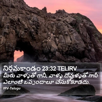 నిర్గమకాండం 23:32 TELIRV Bible Verse Image