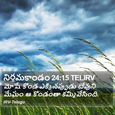 నిర్గమకాండం 24:15 TELIRV Bible Verse Image