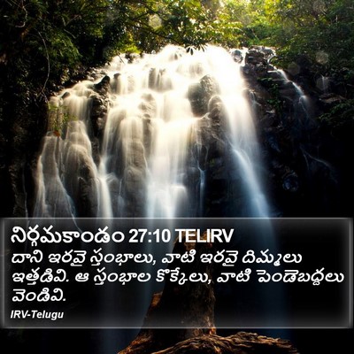 నిర్గమకాండం 27:10 TELIRV Bible Verse Image