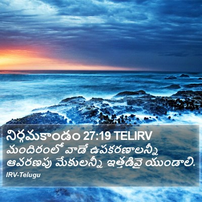 నిర్గమకాండం 27:19 TELIRV Bible Verse Image