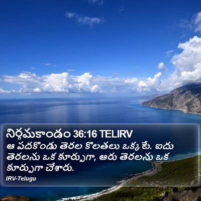 నిర్గమకాండం 36:16 TELIRV Bible Verse Image