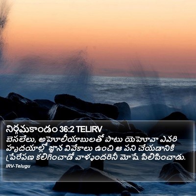 నిర్గమకాండం 36:2 TELIRV Bible Verse Image
