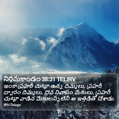 నిర్గమకాండం 38:31 TELIRV Bible Verse Image