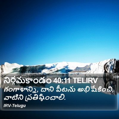 నిర్గమకాండం 40:11 TELIRV Bible Verse Image