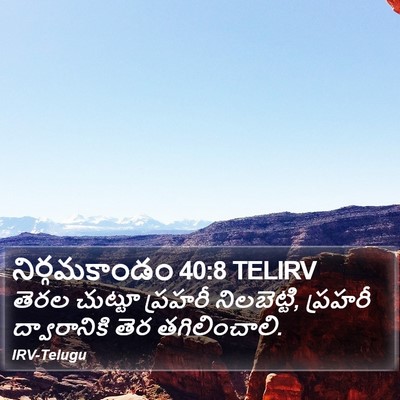 నిర్గమకాండం 40:8 TELIRV Bible Verse Image