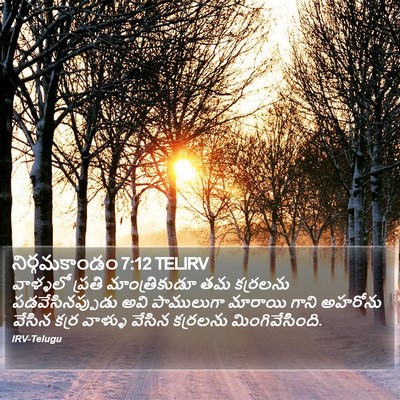 నిర్గమకాండం 7:12 TELIRV Bible Verse Image