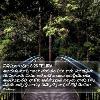 నిర్గమకాండం 8:26 TELIRV Bible Verse Image