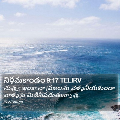 నిర్గమకాండం 9:17 TELIRV Bible Verse Image