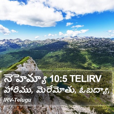 నెహెమ్యా 10:5 TELIRV Bible Verse Image
