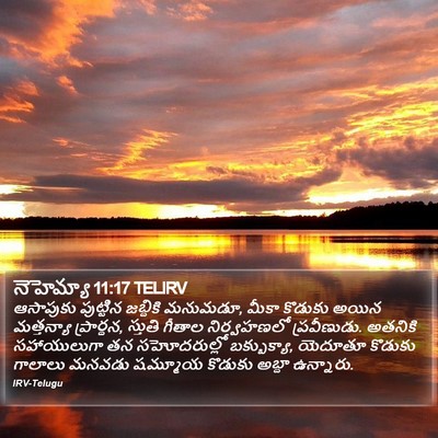 నెహెమ్యా 11:17 TELIRV Bible Verse Image