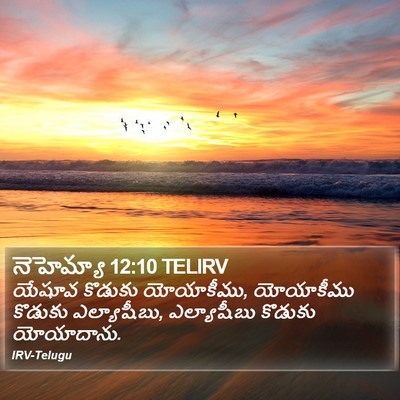 నెహెమ్యా 12:10 TELIRV Bible Verse Image