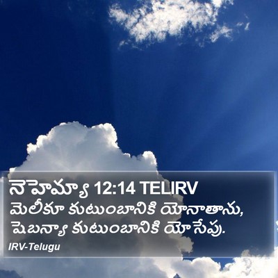 నెహెమ్యా 12:14 TELIRV Bible Verse Image