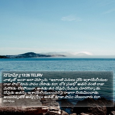 నెహెమ్యా 13:26 TELIRV Bible Verse Image