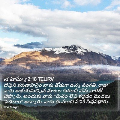 నెహెమ్యా 2:18 TELIRV Bible Verse Image